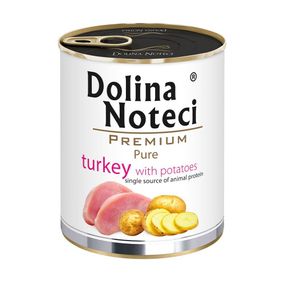 Dolina Noteci Pure консерва для собак склонных к аллергии 800 г (индейка и картофель)