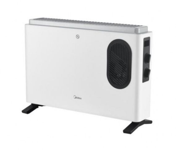 Конвектор электрический Midea NDK20-21AF Напольный, 2 кВт, площадь обогрева 25 кв.м., Белый (000004025)