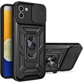 Чохол Ummi Camshield Serge Ring для Samsung Galaxy A03 Чорний