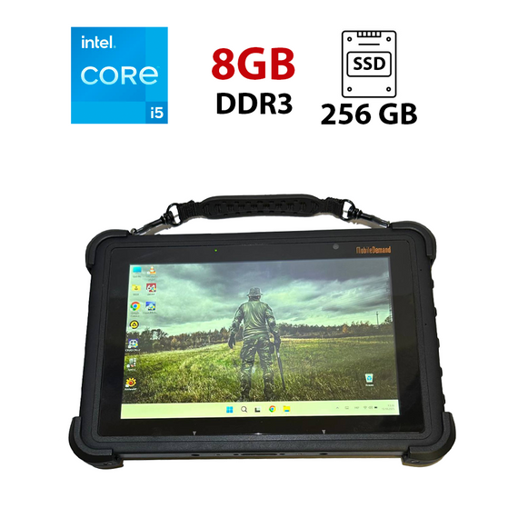 Защищенный планшет MobileDemand XTablet T1180 / 10.1" (1920x1200) IPS Touch / Intel Core i5-8200Y (2 (4) ядра по 1.3 - 3.9 GHz) / 8 GB DDR3 / 256 GB SSD / Intel HD Graphics 620 / WebCam б/у