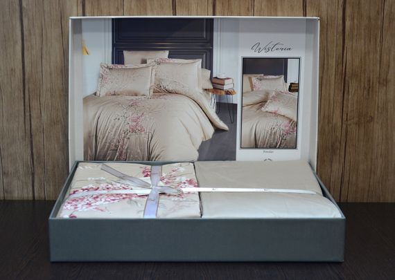 Постельное белье First Choice Cotton Satin 160х220 см Wisteria Powder | Зображення 1