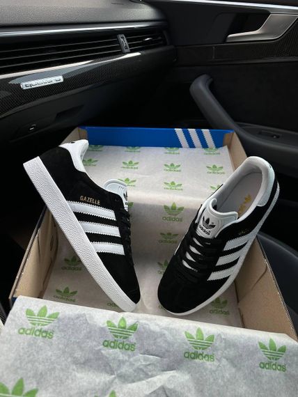 Чоловічі кросівки Gazelle Black White (замша) А1496 42 26,5 | Зображення 3