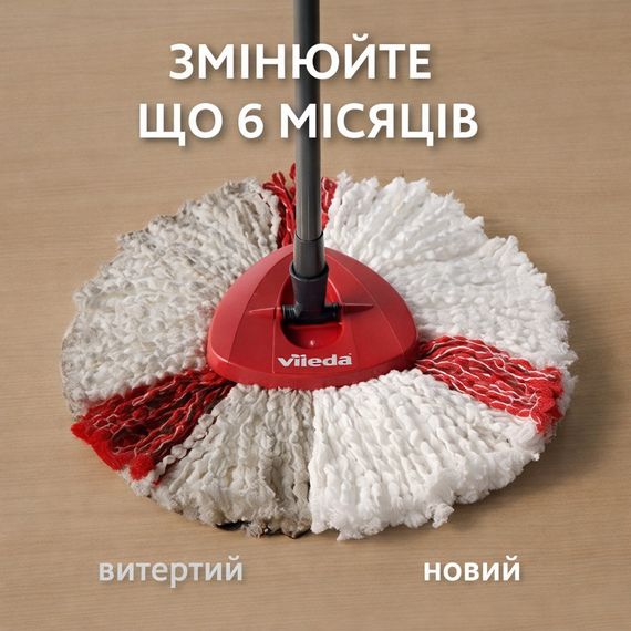 Змінні насадки для швабри Vileda Turbo 2в1 166142, мікрофібра, 2 шт | Зображення 3