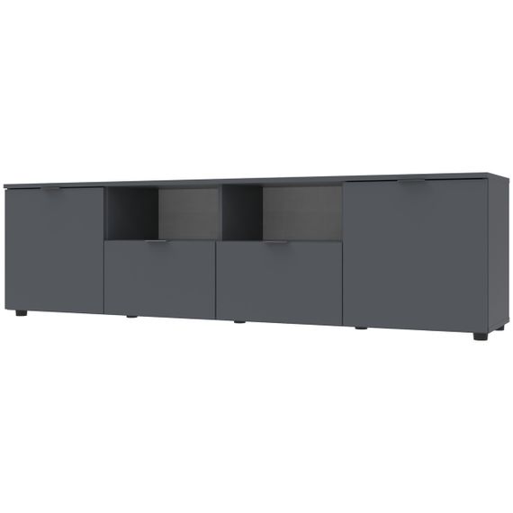 Тумба під ТВ Doros Рон 4 180х38х50 см Графіт (DRS-011299) | Зображення 3