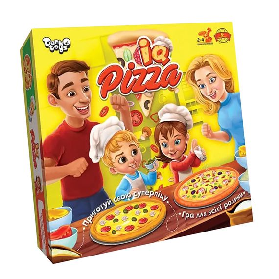 Симейная настольная игра "IQ Pizza" G-IP-01U на укр. языке