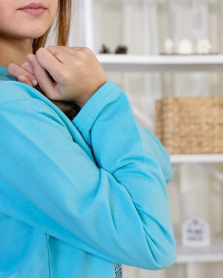 Піжама для дівчинки (підліткова) Носи своє 152 Блакитний (p-12370-137833) | Зображення 5