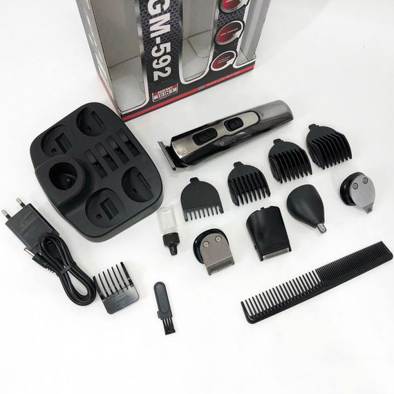 Електромашинка для стрижки, Машинка-тример для стрижки беспроводная Триммер висков ZU-85 | Зображення 7