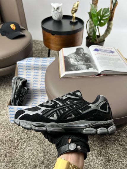 Чоловічі кросівки ASICS Gel-NYC Black Grey весна / осінь A3486 45 28.5 | Зображення 8