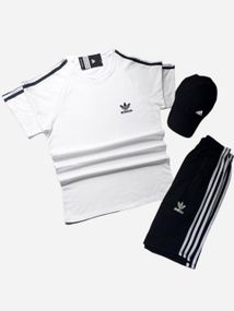 Спортивний комплект Adidas літній (футболка та шорти)
