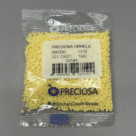 Бисер чешский Preciosa 10/0, цвет 03181 - 50 г | Зображення 1