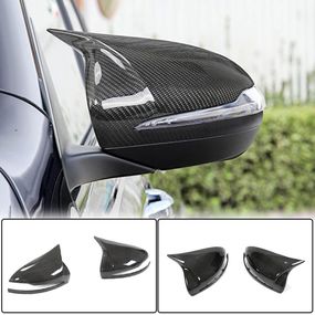 Накладки на зеркала V4 (Карбон) для Mercedes C-сlass W205 2014-2021 гг