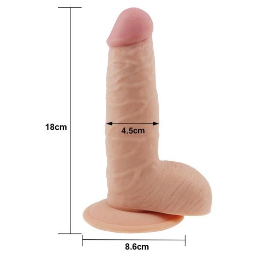 Фалоімітатор - The Ultra Soft Dude 7.5" Sex Aura | Зображення 7