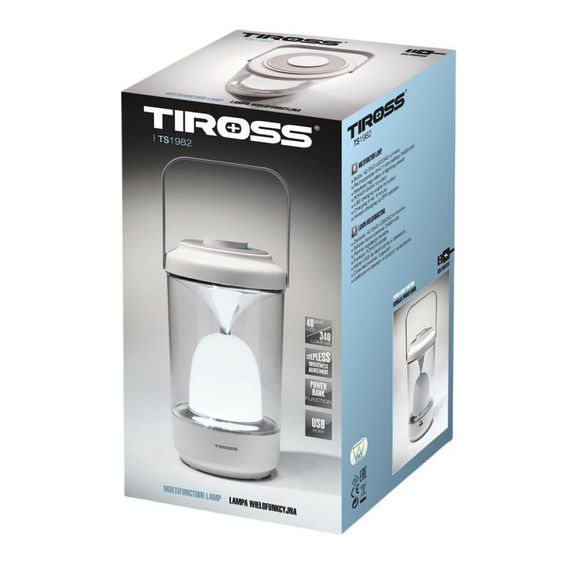 Фонарь аккумуляторный Tiross TS-1982 с ф-цией Power Bank | Зображення 2