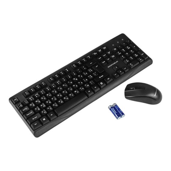 Комплект Grunhelm KBM-4810WL Wireless UA Black (126877) | Зображення 2