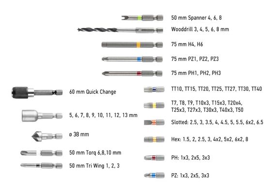 Шуруповерт-дриль GRAPHITE Energy+ SET, 18В, 2х2.0 Ач (58G022-PS15) | Зображення 8