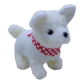 Уценка. Мягкая интерактивная собачка (белая) нет контакта, не работает електроника