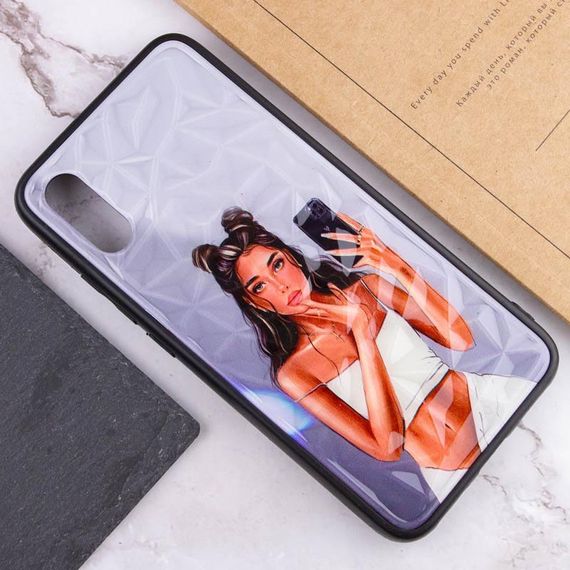 TPU+PC чохол Prisma Ladies для Xiaomi Redmi 7A Black in White | Зображення 3