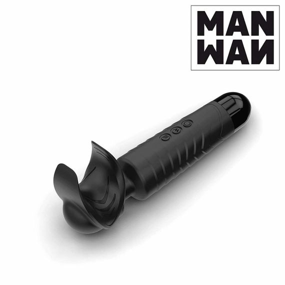 Мастурбатор-вибромассажер Manwan MAN.WAND, отлично для пар, вибро-минет, 20 режимов Sex Aura | Зображення 4