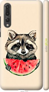 Чохол на Huawei P20 Pro Єнотик з кавуном "4605m-1470-2448"