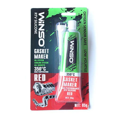 Герметик силіконовий високот. +350С Winso червоний 85г 310200