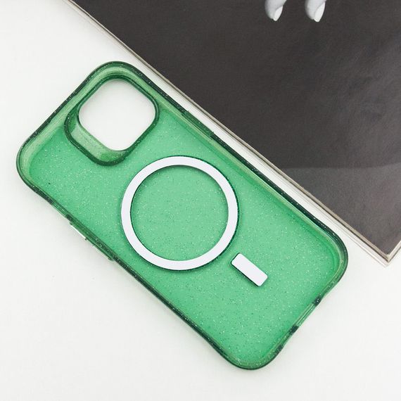 Чохол TPU Radiance with MagSafe для Apple iPhone 15 (6.1") Green | Зображення 3