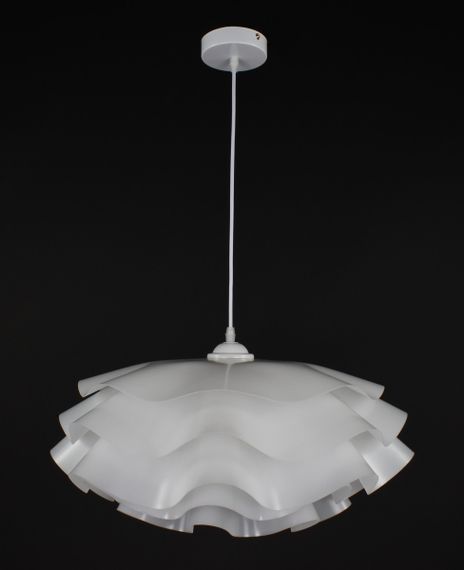 Люстра підвісна на 1 лампочку 27949 Білий 30-140х50х50 см. | Зображення 1