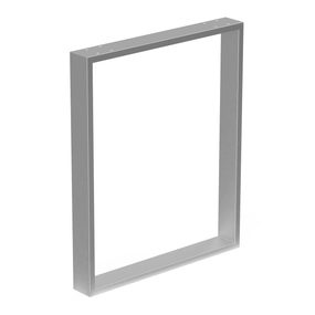 Опора для стола из металла 600×80mm, H=730mm (профильная труба: 80x20mm) Серый