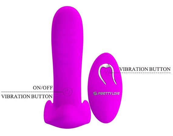 Вібробабочка з стимулятором клітора PRETTY LOVE-Remote Control Massager, BI - 014850W Sex Aura | Зображення 7