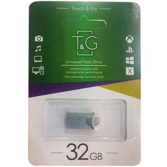 Флеш-накопичувач T&G 106 Metal Series USB 3.0 — 32GB Срібний