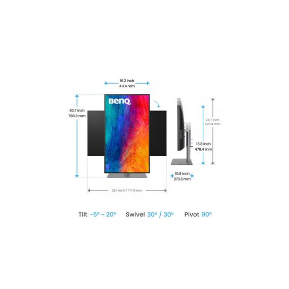 Монітор BenQ PD3225U | Зображення 8