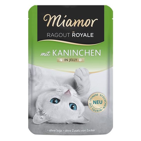Вологий корм для котів із кроликом Miamor Ragout Royale Mit Kaninchen, 100 гр