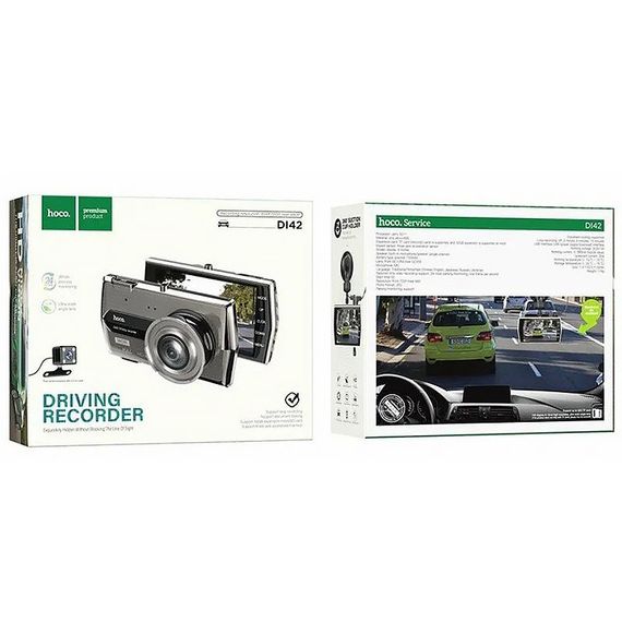 Відеореєстратор Hoco DI42 Digital display (with rear camera) | Зображення 5