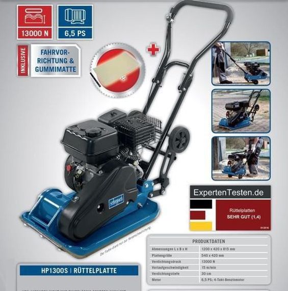 Виброплита Scheppach HP 1300S | Зображення 3