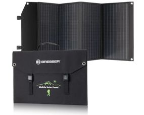 Портативний зарядний пристрій сонячна панель Bresser Mobile Solar Charger 120 Watt USB DC (3810070) 930152