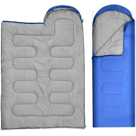Туристичний широкий утеплений спальний мішок до -15 °C, спальник із нейлону з котоновою підкладкою і чохлом | Зображення 7
