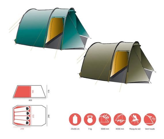 Намет Grand Canyon Robson 4 Capulet Olive (330012) | Зображення 1