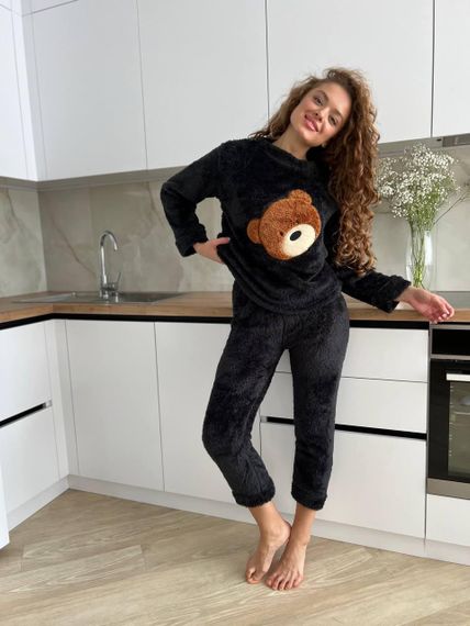 Пижама женская Черная 2XL (2502) | Зображення 1