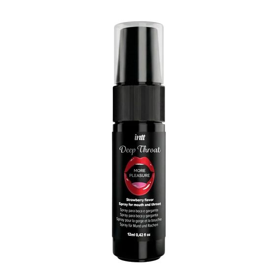 Спрей для глибокого мінету Intt Deep Throat Oral Spray Strawberry (12 мл) | Зображення 1