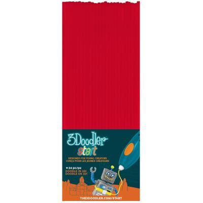 Стержень для 3D-ручки 3Doodler Start красные 24 шт (3DS-ECO03-RED-24) | Зображення 2