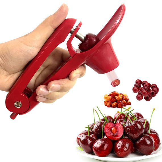 Механический прибор для удаления косточек из вишни Veleka Cherry Pitter · Вишнечистка · Вишнедавка | Зображення 4