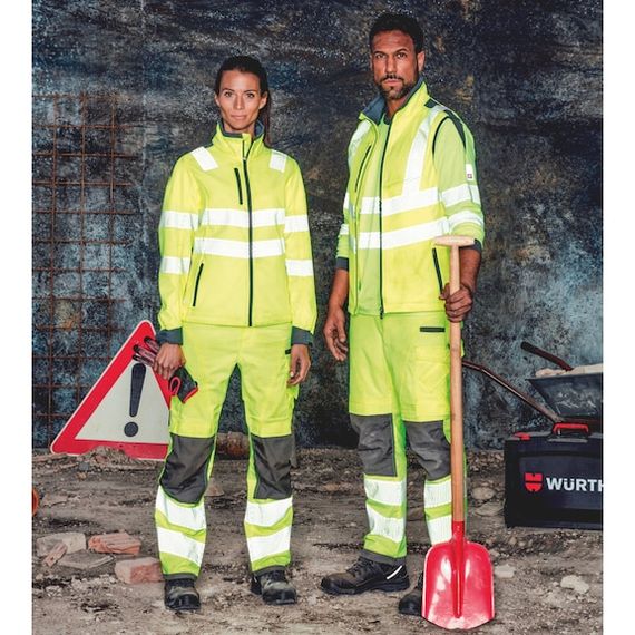 Штани робочі NEON, сигнальні, жовті, розмір 48 | Зображення 6