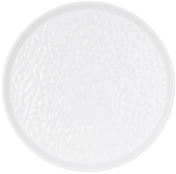 Тарілки порцелянові "White City" Bubbles Ø31см, набір 2 круглі тарілки