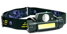 Налобный LED фонарь BL-1898 Sensor 7476 с датчиком движения и магнитом