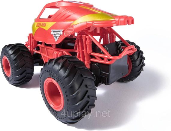 Монстр-трак на радиоуправлении Железный человек Оригинал Monster Jam Marvel Iron Man RC Monster Truck | Зображення 6