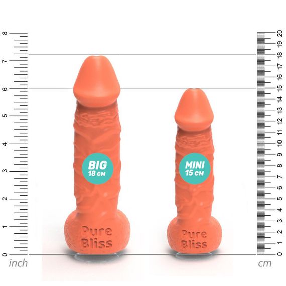 Крафтове мило-член із присоскою Pure Bliss MINI Coral, натуральне Sex Aura | Зображення 5