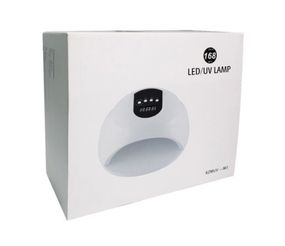 Лампа для маникюра и педикюра UVLED XZMUV-M3 168 Вт для сушки гель лака Белая