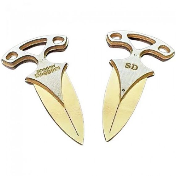 Комплект сувенирных деревянных ножей "ТЫЧКОВЫЙ GOLD" DAG-G