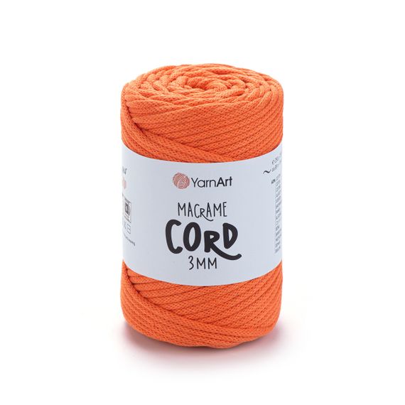 Пряжа Macrame Cord 3 mm № 750 (Макраме Корд), 250 г, 85 м — Бавовняний шнур для в’язання та макраме 800