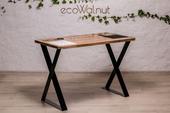 Рабочий стол прямоугольный EcoWalnut iTable | Зображення 1