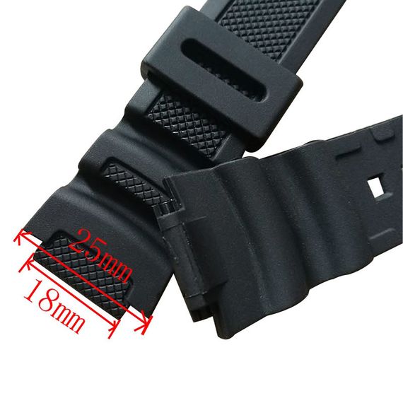 Спортивний ремінець Primo 18mm для годинників Casio AE-1500 / AE-1500WH / AE-1500WHX / AQ-190W | Зображення 2